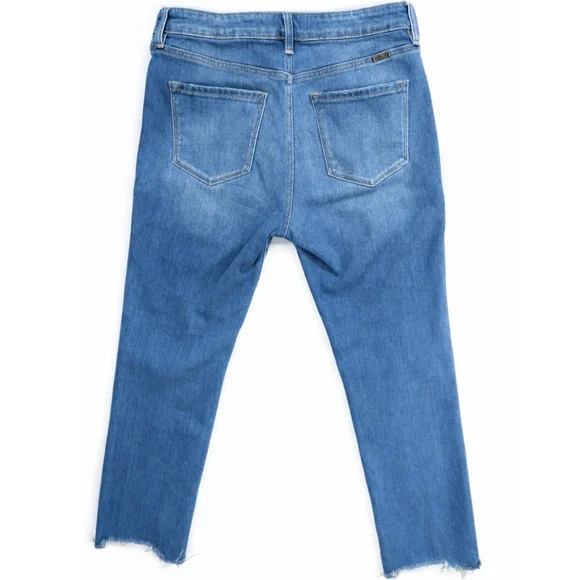 KanCan Straight Leg Frayed Hem Jeans - Picture 3 of 3